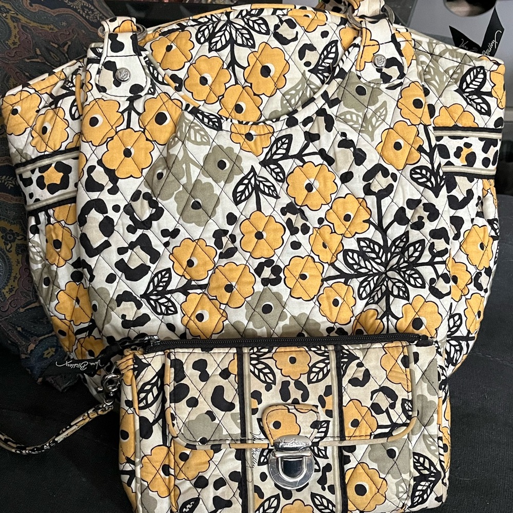 Vera Bradley purse and wallet.  Smoke free home